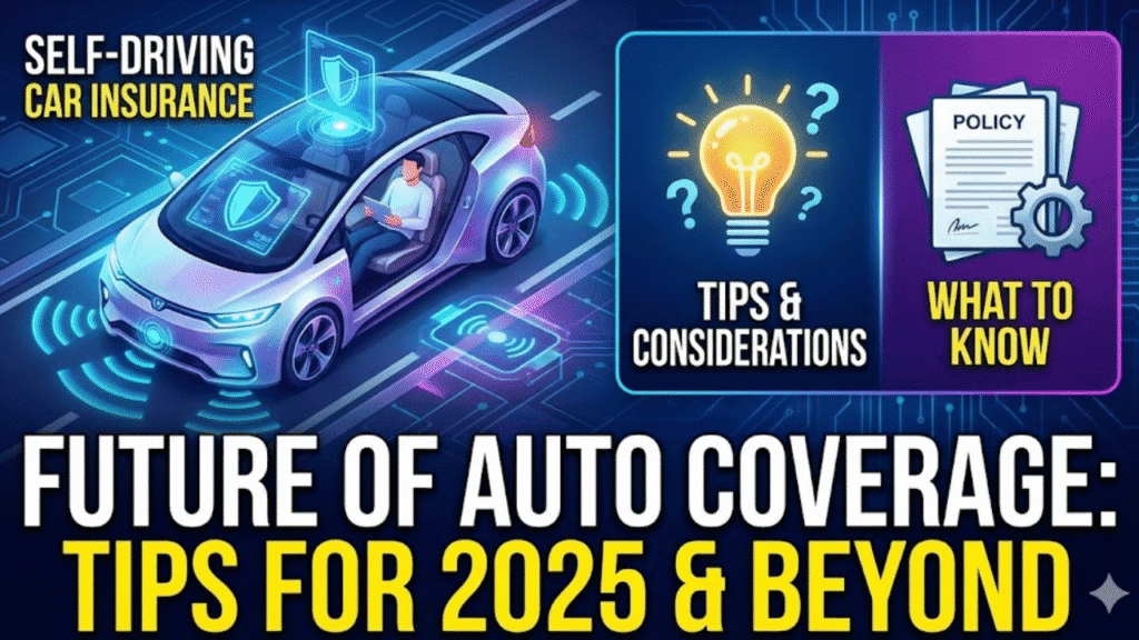 Car Insurance Tips and Considerations for Self-Driving Cars